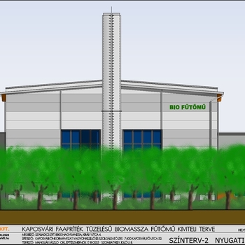 Városi Zöld Fűtőmű látványtervek 1. kép